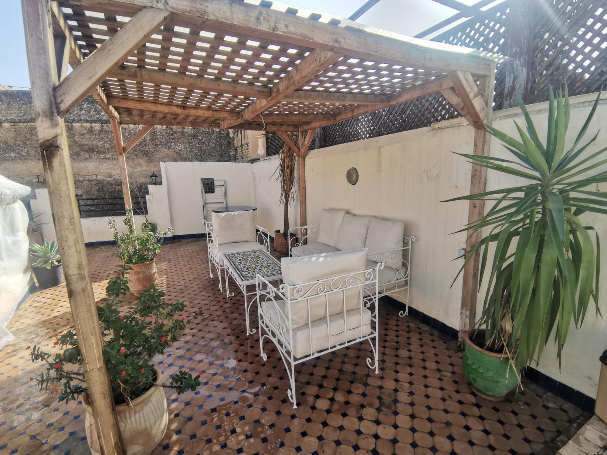 Riad Avec Terrasse Privee Et Piscine Partagee A 300M Fès Exteriör bild